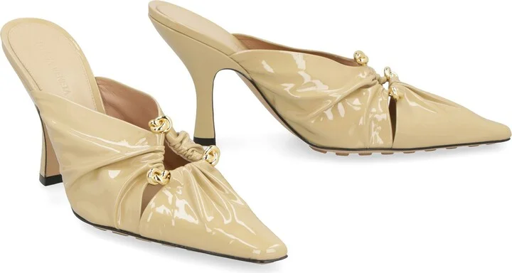 Bottega Veneta Bunnie Leather Mules - Image 3