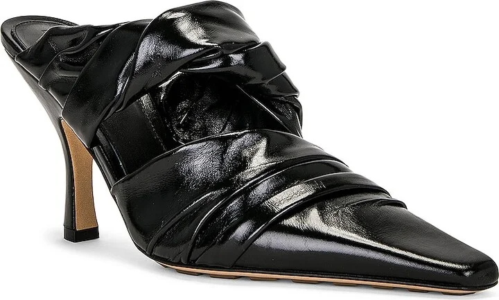 Bottega Veneta Bunnie Mule in Black - Image 2