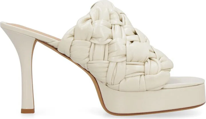 Bottega Veneta Bv Board Leather Mules