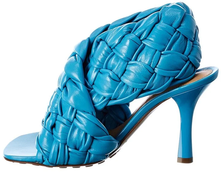Bottega Veneta Bv Board Leather Sandal - Image 2