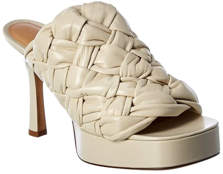Bottega Veneta Bv Board Leather Sandal