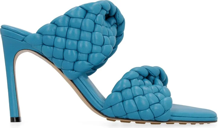 Bottega Veneta Bv Bold Leather Mules - Image 2