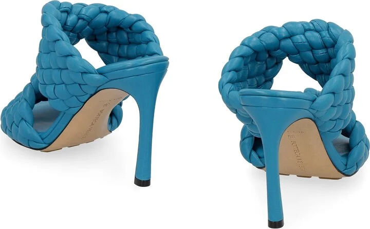 Bottega Veneta Bv Bold Leather Mules - Image 4