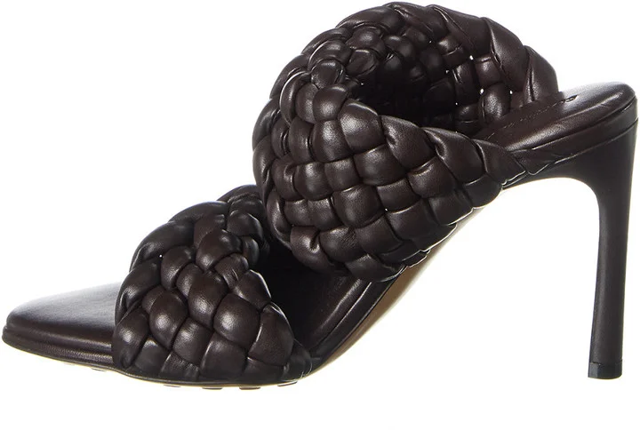 Bottega Veneta Bv Curve Leather Sandal - Image 2