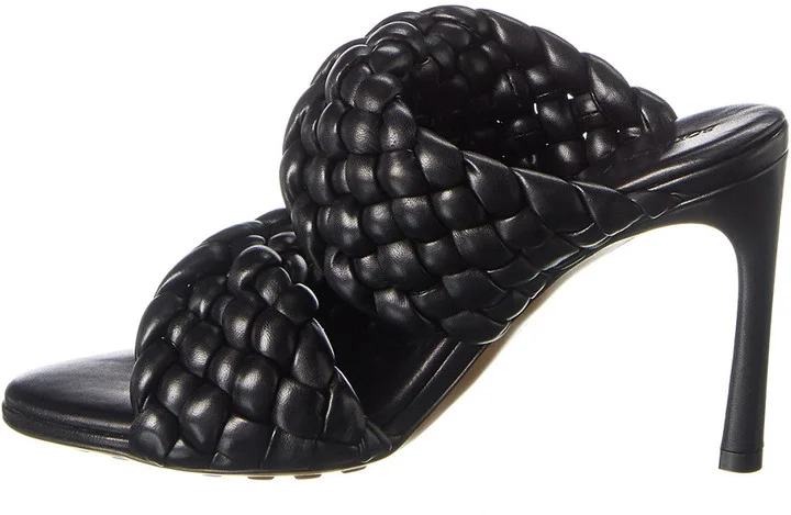 Bottega Veneta Bv Curve Leather Sandal - Image 2