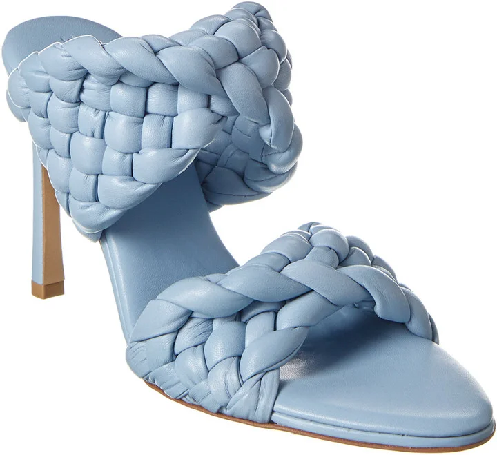 Bottega Veneta Bv Curve Leather Sandal