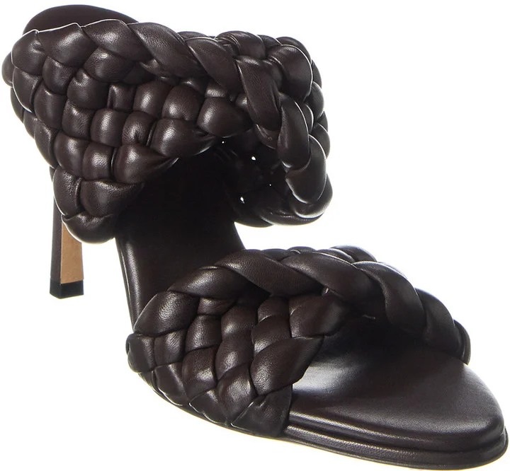 Bottega Veneta Bv Curve Leather Sandal