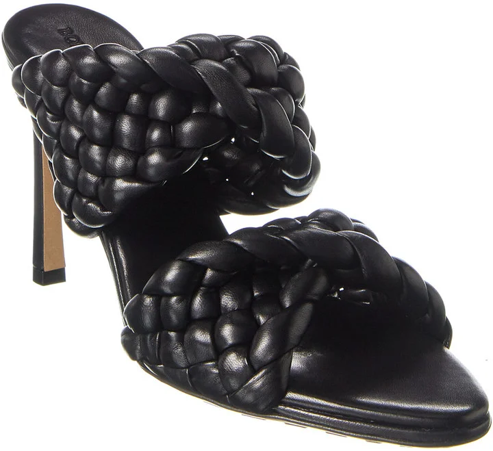Bottega Veneta Bv Curve Leather Sandal