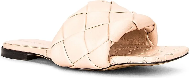 Bottega Veneta BV Lido Sandals in Neutral - Image 2