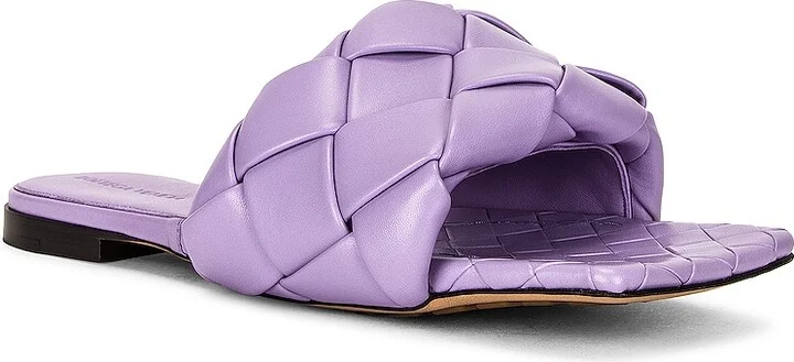 Bottega Veneta BV Lido Sandals in Purple - Image 2