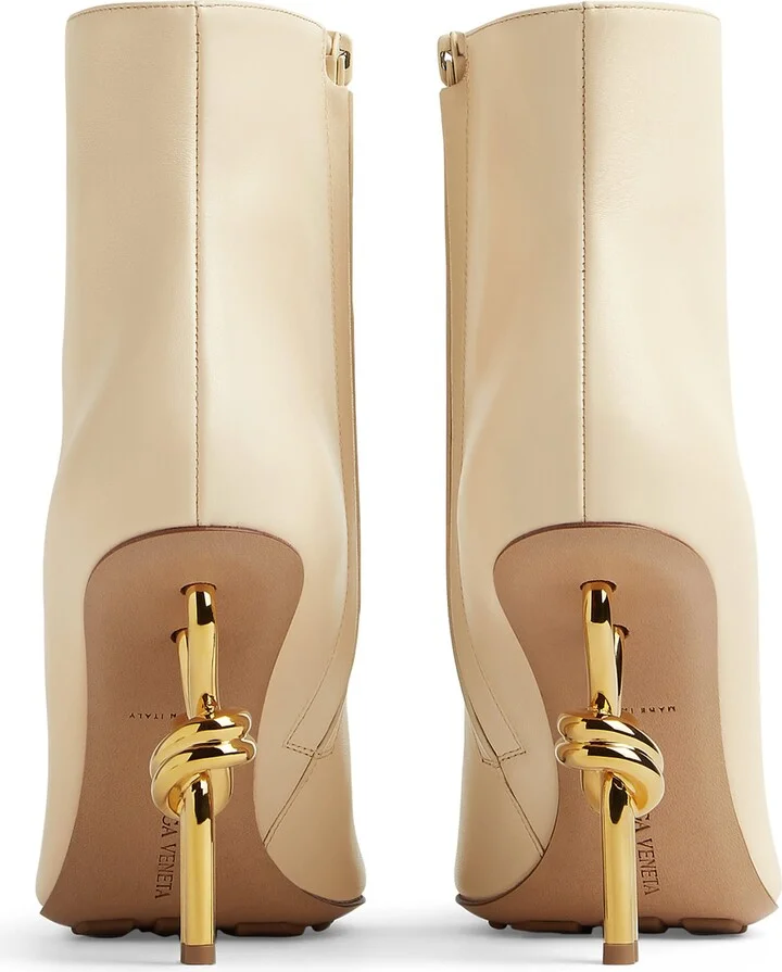 Bottega Veneta Calfskin Heeled Ankle Boots 90 - Image 2