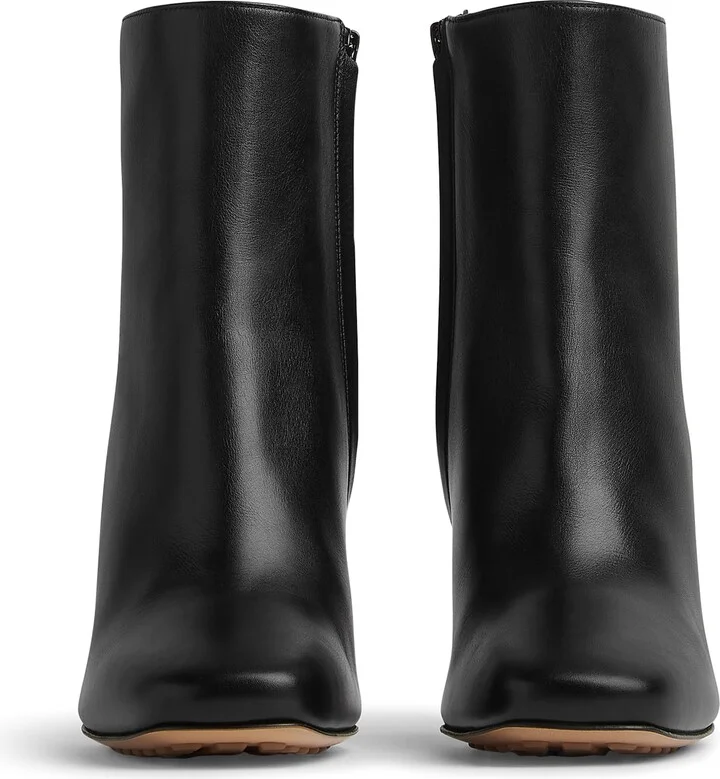 Bottega Veneta Calfskin Heeled Ankle Boots 90 - Image 4