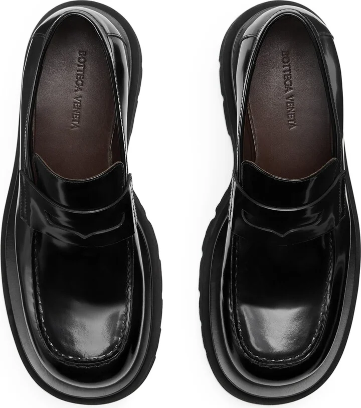 Bottega Veneta Calfskin Lug Flatform Loafers 55 - Image 3