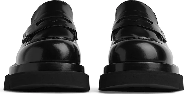 Bottega Veneta Calfskin Lug Flatform Loafers 55 - Image 4