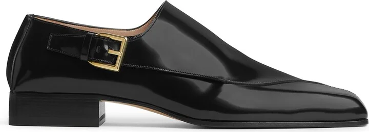 Bottega Veneta Calfskin Monk Strap Jim Shoes
