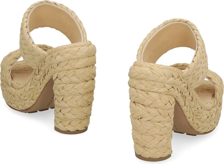Bottega Veneta Canalazzo Raffia Mules - Image 4