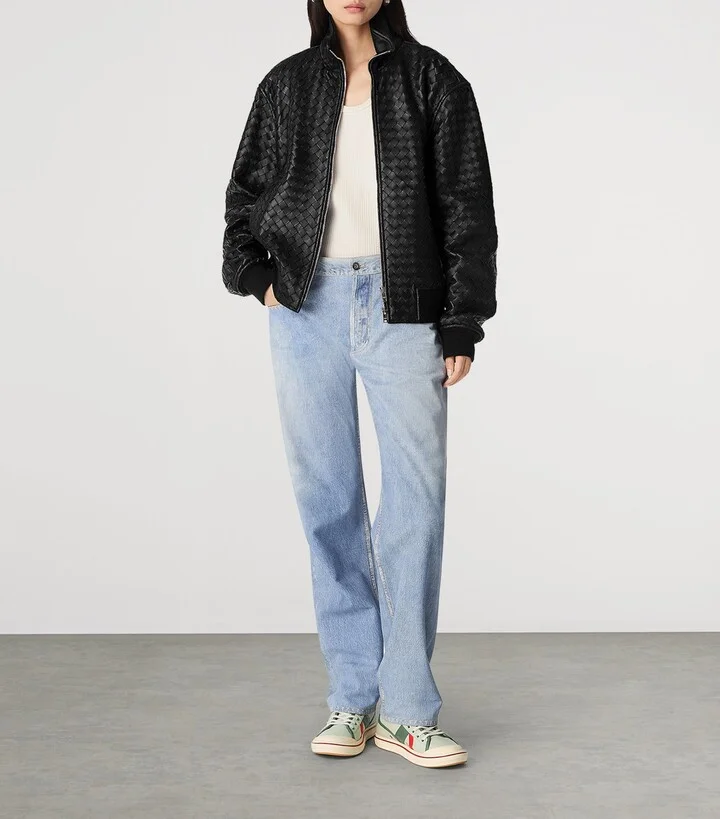 Bottega Veneta Canvas Leather-Trim Eliot Sneakers - Image 2