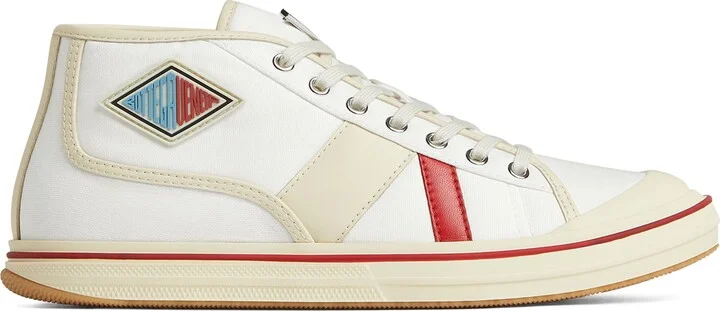 Bottega Veneta Canvas Leather-Trim Eliot Sneakers