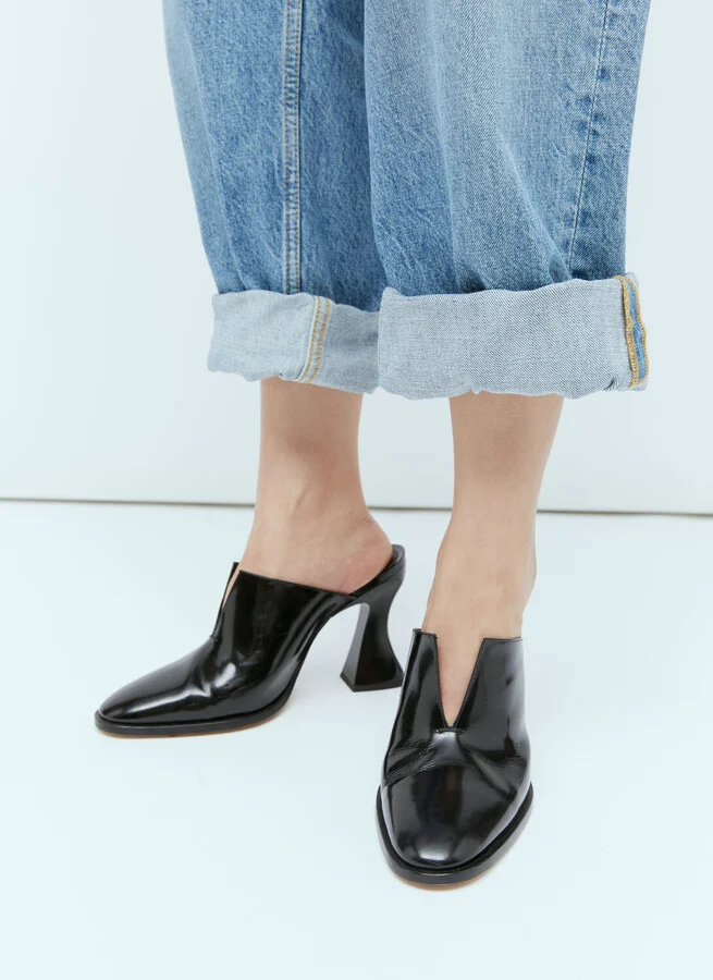 Bottega Veneta Cha-cha Heeled Mules - Woman Heels Black Eu - 38