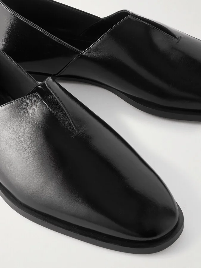 Bottega Veneta - Cha Cha Leather Loafers - Black - Image 4