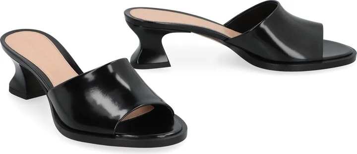 Bottega Veneta Cha-Cha Leather Mules - Image 3