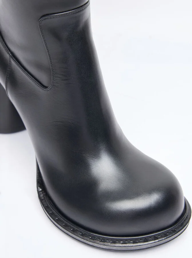 Bottega Veneta Cliff Heeled Boots - Woman Boots Black Eu - 39 - Image 2
