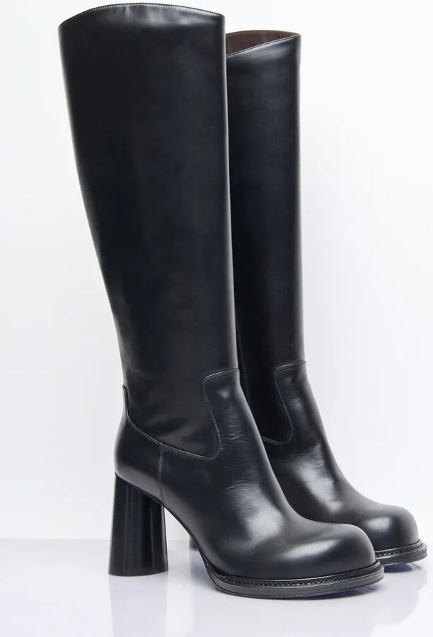 Bottega Veneta Cliff Heeled Boots - Woman Boots Black Eu - 39 - Image 3