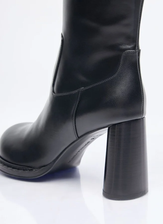 Bottega Veneta Cliff Heeled Boots - Woman Boots Black Eu - 39 - Image 6
