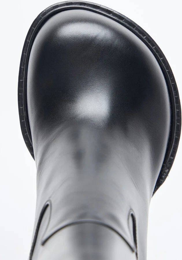 Bottega Veneta Cliff Heeled Boots - Woman Boots Black Eu - 39 - Image 7