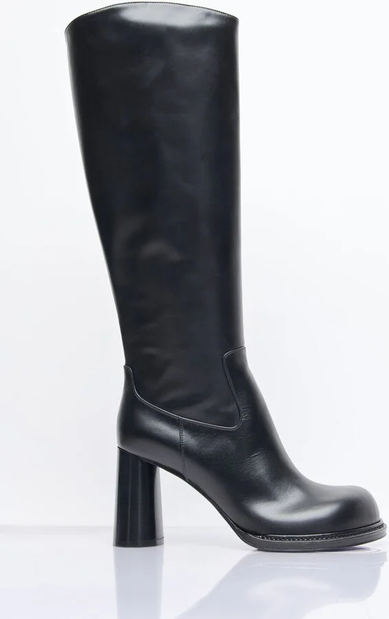 Bottega Veneta Cliff Heeled Boots - Woman Boots Black Eu - 39