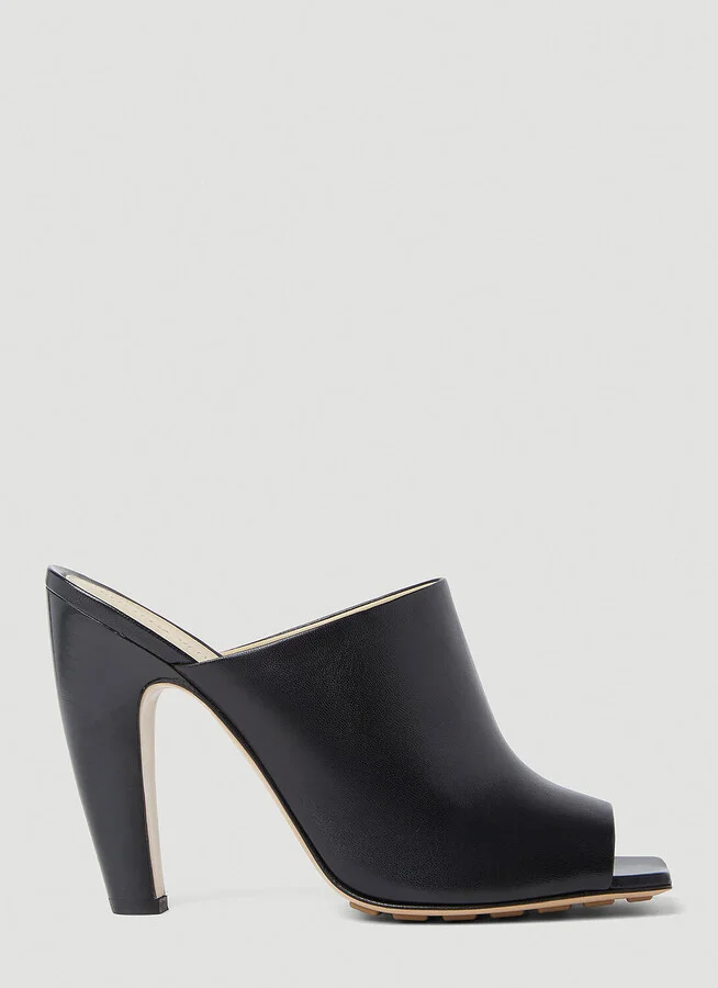 Bottega Veneta Curved Heel Mules - Woman Heels Black Eu - 39