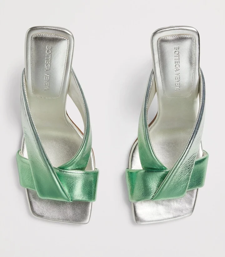Bottega Veneta Degradé Leather Riva Mules 90 - Image 5