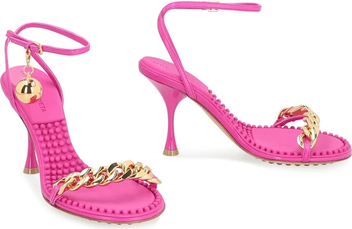 Bottega Veneta Dot Heeled Sandals - Image 3