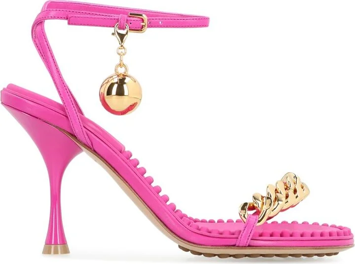 Bottega Veneta Dot Heeled Sandals
