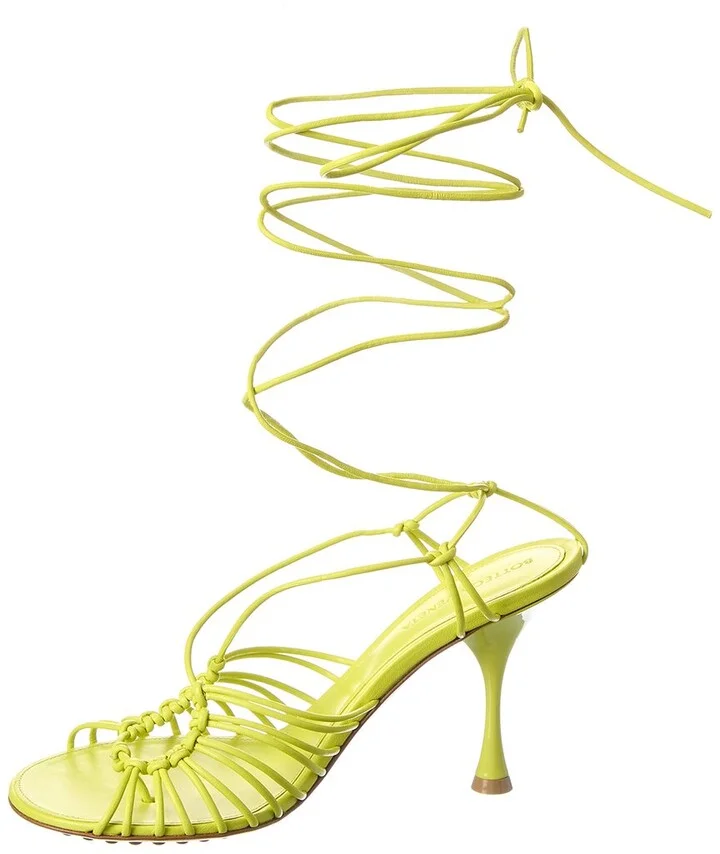 Bottega Veneta Dot Leather Sandal - Image 2