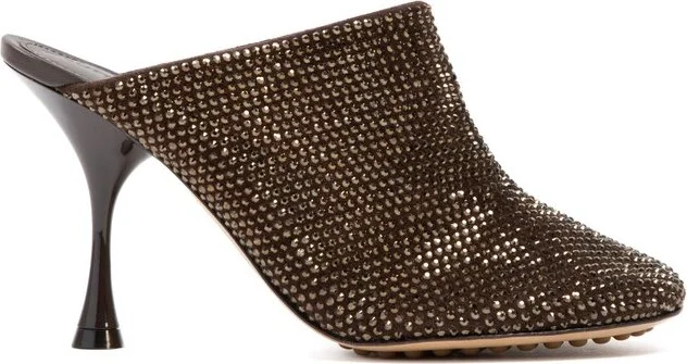 Bottega Veneta Dot Sock Embellished Mules