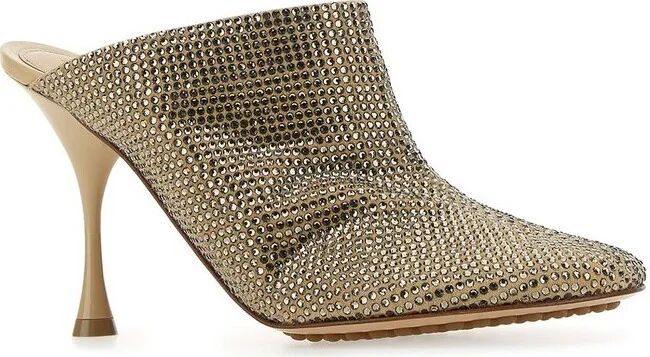 Bottega Veneta Dot Sock Embellished Mules