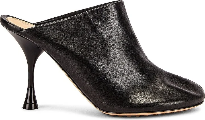 Bottega Veneta Dot Sock Mules in Black