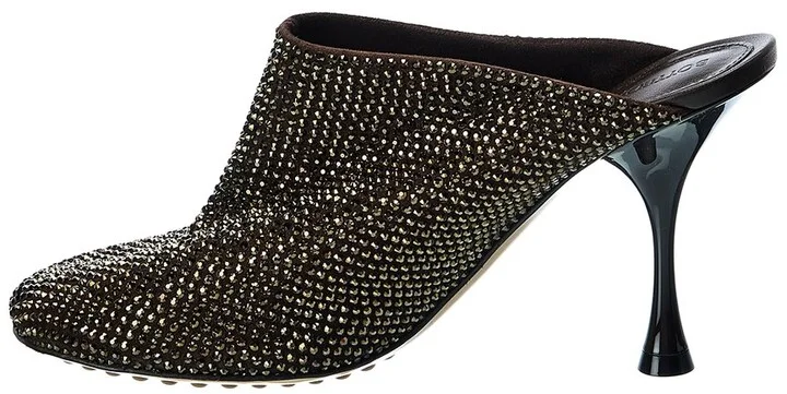 Bottega Veneta Dot Sparkle Suede Mule - Image 2
