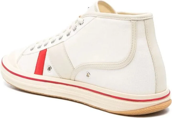 Bottega Veneta Eliot Mid-Top Canvas Sneakers Shoes - Image 3