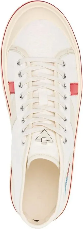 Bottega Veneta Eliot Mid-Top Canvas Sneakers Shoes - Image 4