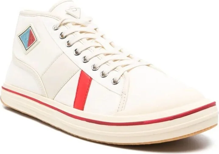 Bottega Veneta Eliot Mid-Top Canvas Sneakers Shoes - Image 2