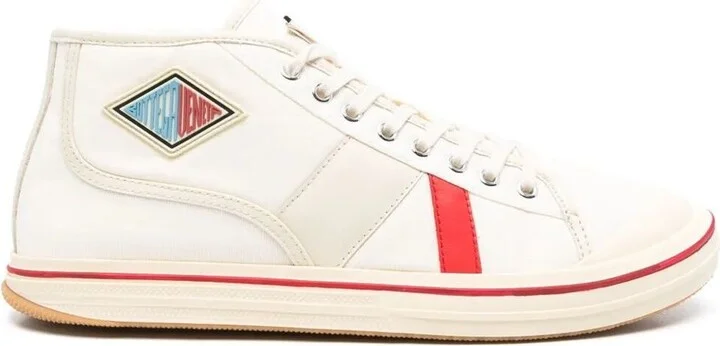 Bottega Veneta Eliot Mid-Top Canvas Sneakers Shoes
