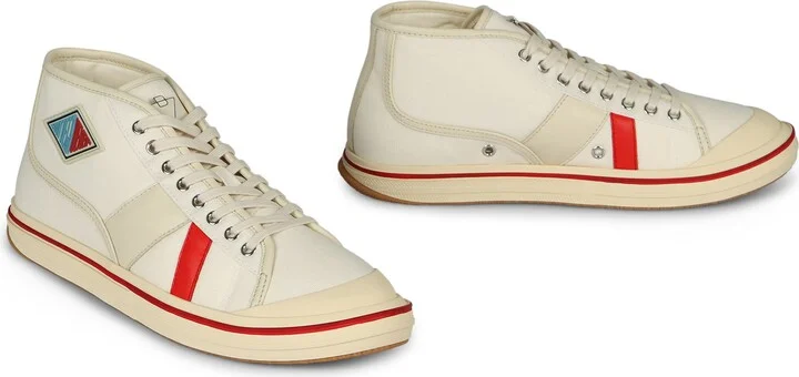 Bottega Veneta Eliot Mid-Top Sneakers - Image 3