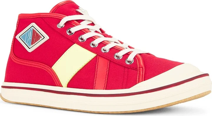 Bottega Veneta Eliot Sneaker in Red - Image 2