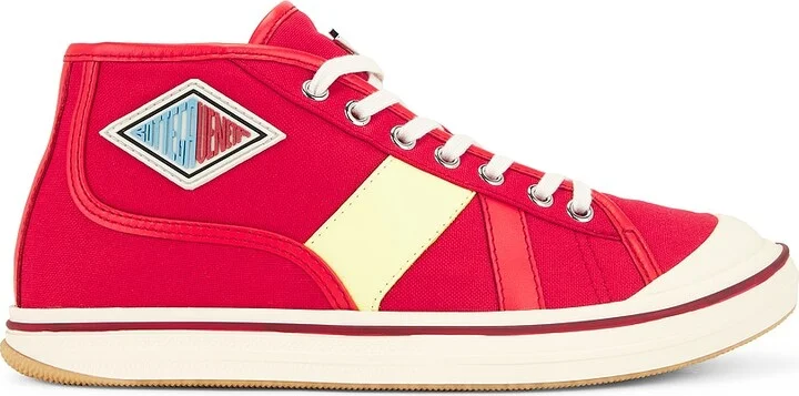 Bottega Veneta Eliot Sneaker in Red