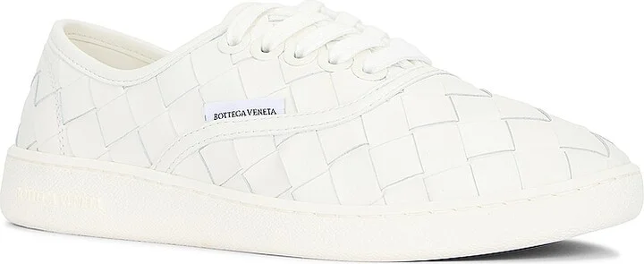 Bottega Veneta Fabric Sneaker in White - Image 2