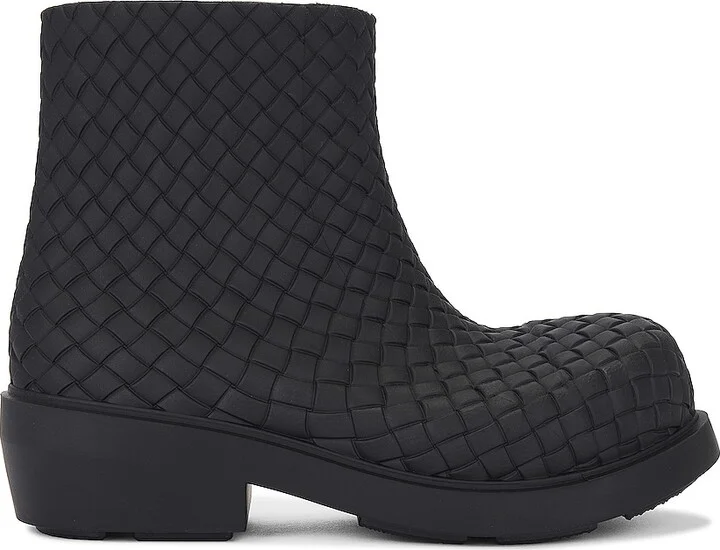 Bottega Veneta Fireman Ankle Boot in Black