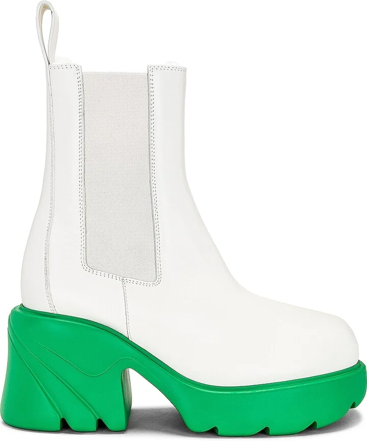 Bottega Veneta Flash Ankle Boots in White
