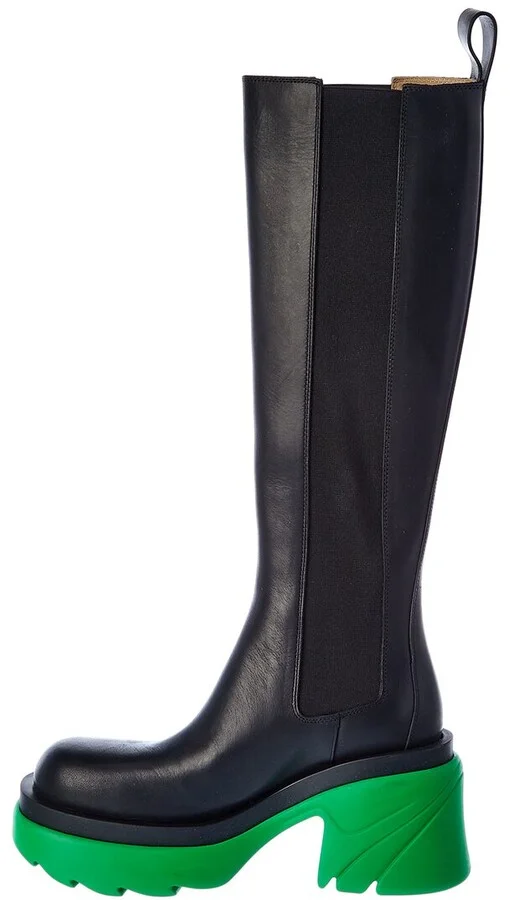 Bottega Veneta Flash Leather Boot - Image 2